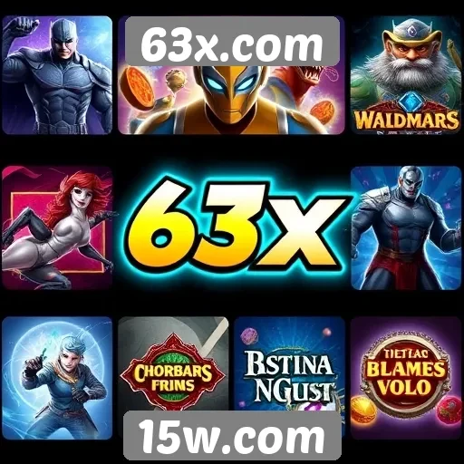 Exploração dos jogos disponíveis em 63x.com